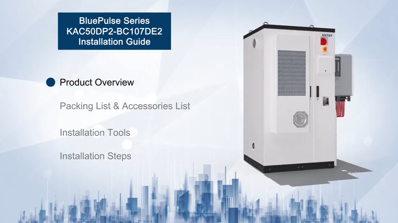 BluePulse Series 20kW-50kW / 70-107kWh